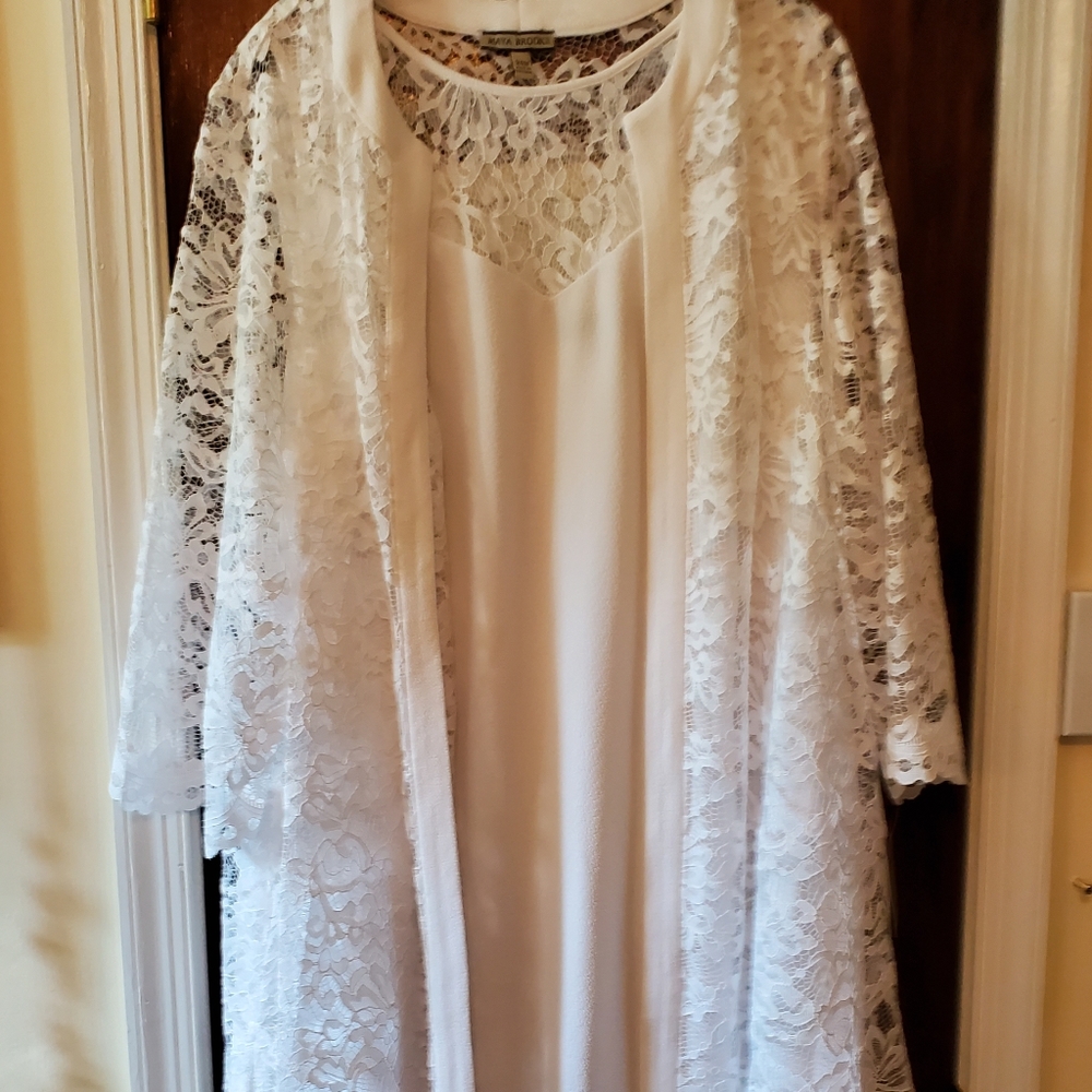 Women's Dress with lace duster